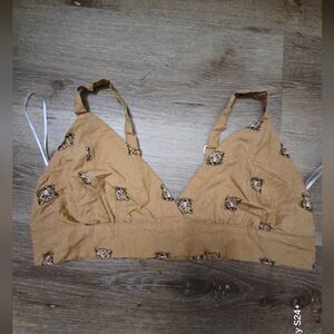 Leopard Print Tan Crop Top